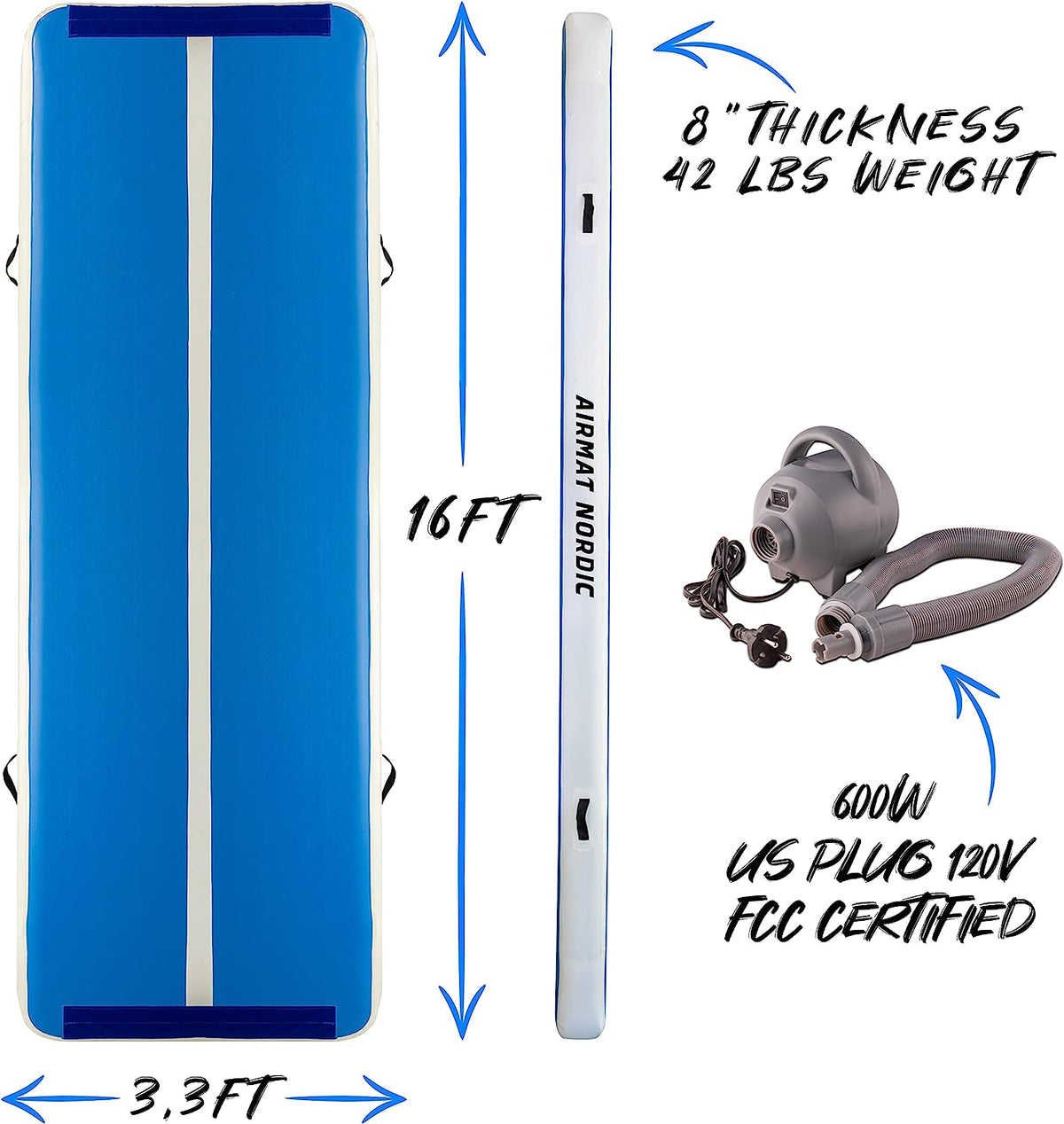 
              AirMat Nordic Deluxe Air Track